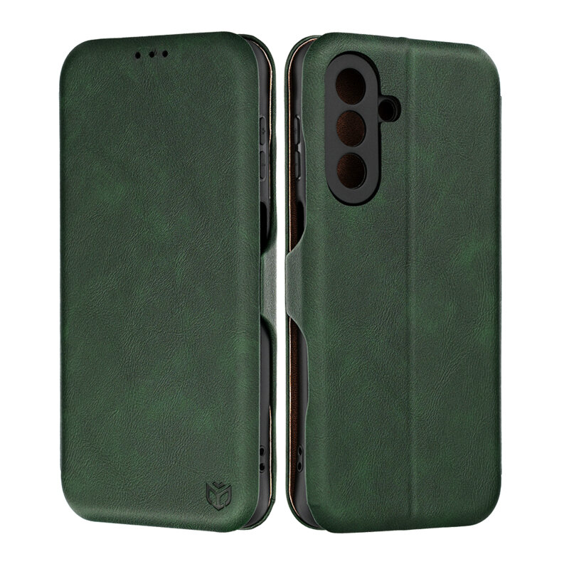 Husa 360° Samsung Galaxy A27 5G Techsuit Safe Wallet Plus, verde