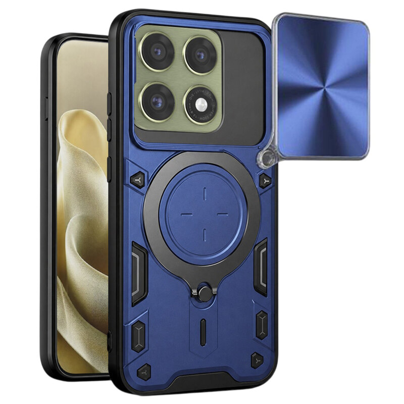 Husa Motorola Edge 70 Pro Techsuit CamGuard Pro, albastru