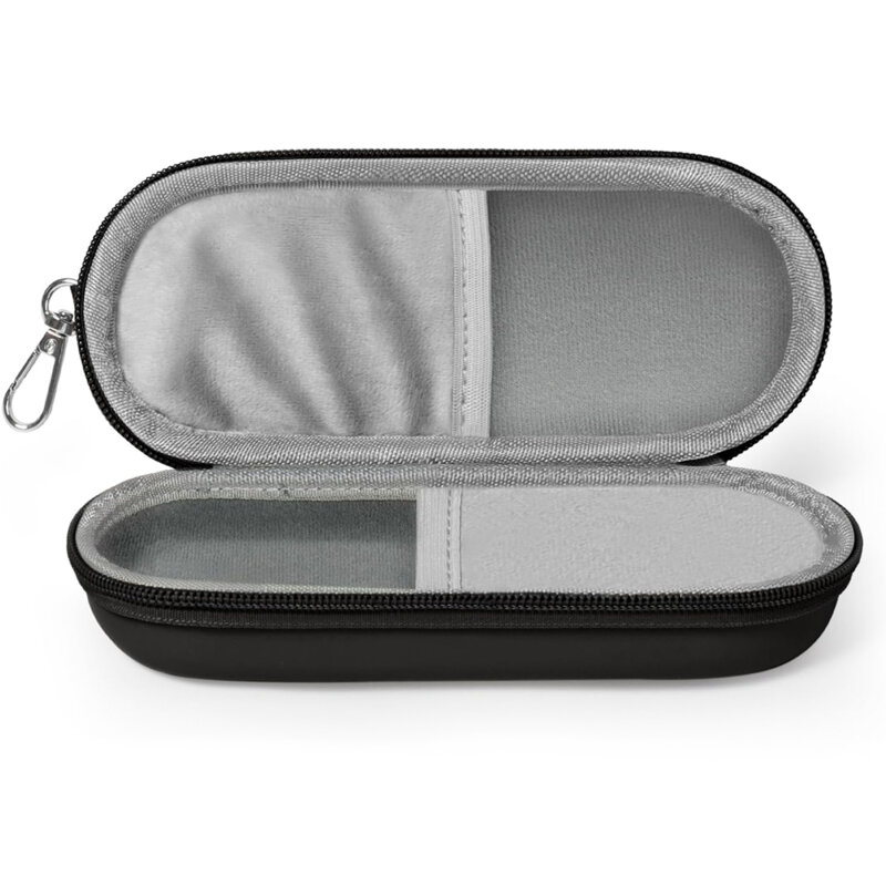 Etui pentru ochelari de vedere din piele Techsuit ETJ3, negru