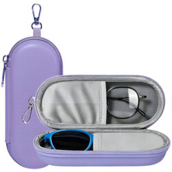 Etui pentru ochelari de vedere din piele Techsuit ETJ3, lavanda