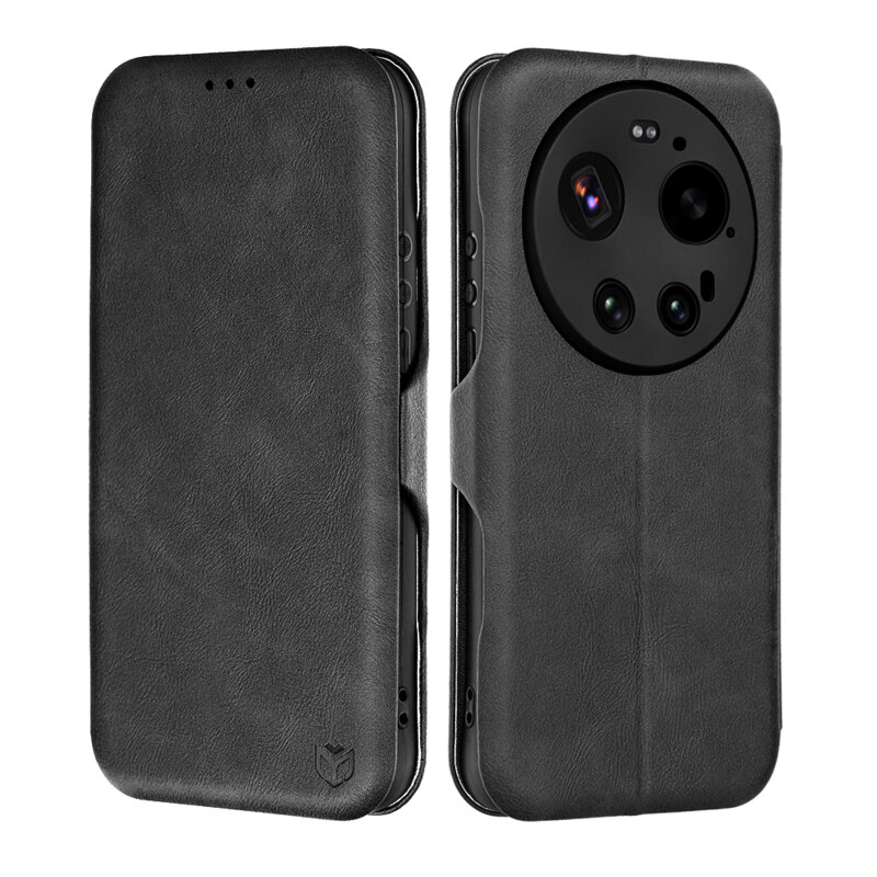 Husa 360° Xiaomi 17 Ultra Techsuit Safe Wallet Plus, negru