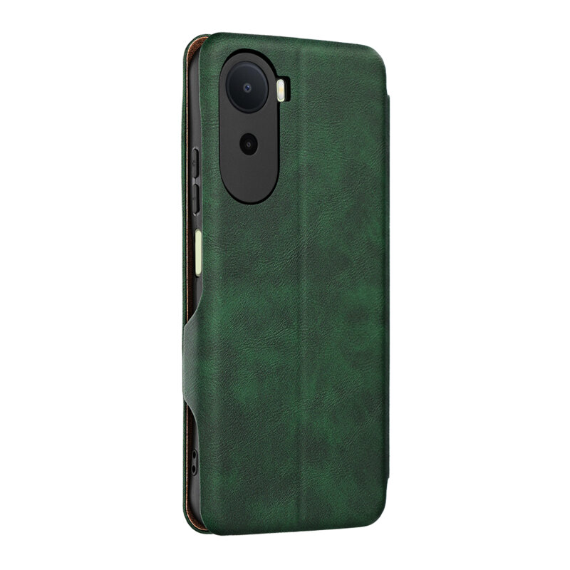 Husa 360° Xiaomi Redmi A7 Pro 4G Techsuit Safe Wallet Plus, verde