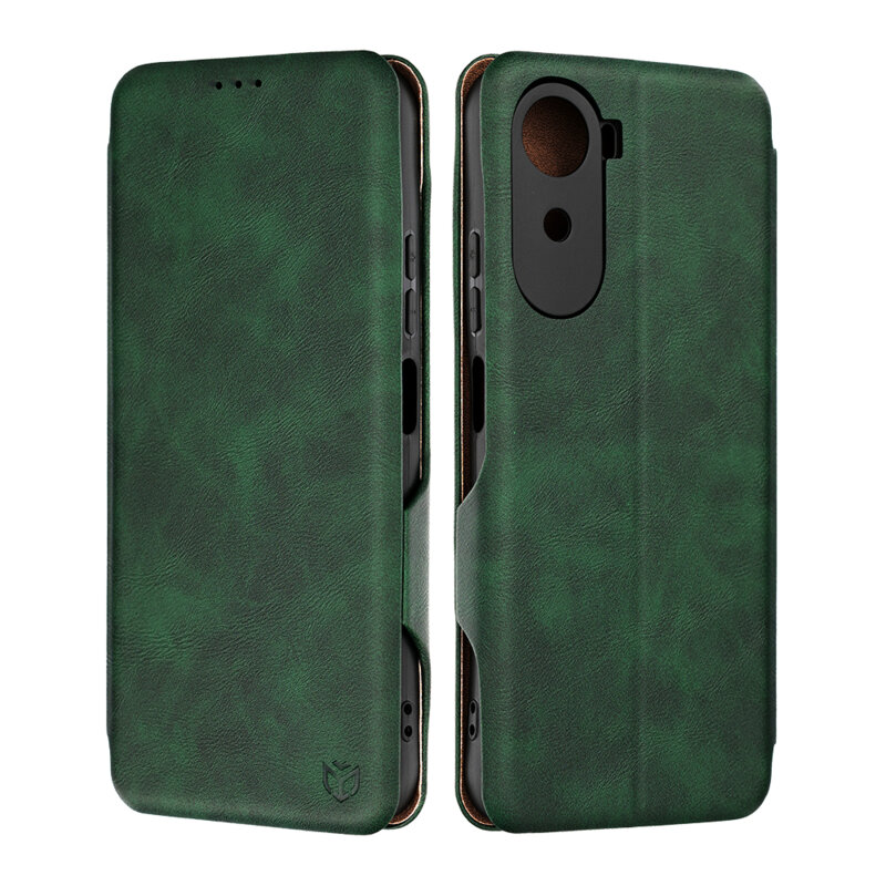 Husa 360° Xiaomi Redmi A7 Pro 4G Techsuit Safe Wallet Plus, verde