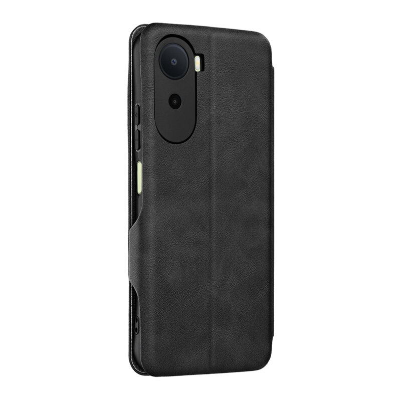 Husa 360° Xiaomi Redmi A7 Pro 4G Techsuit Safe Wallet Plus, negru