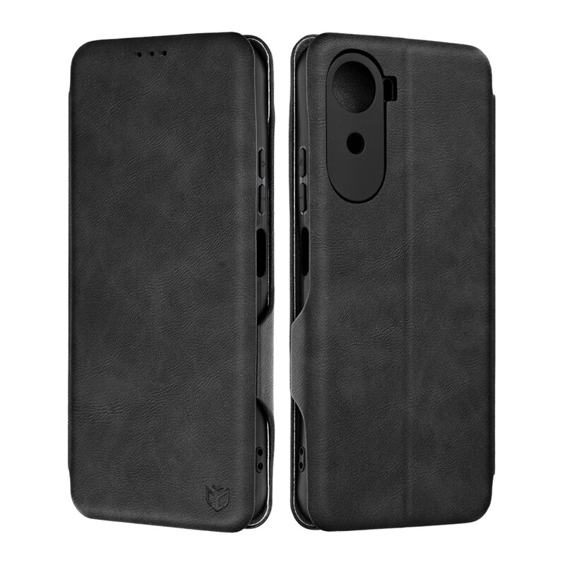 Husa 360° Xiaomi Redmi A7 Pro 4G Techsuit Safe Wallet Plus, negru