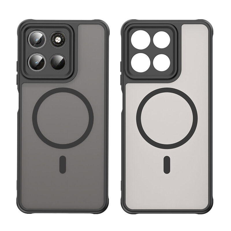 Husa Motorola Moto G47 Techsuit HaloFrost II MagSafe, negru