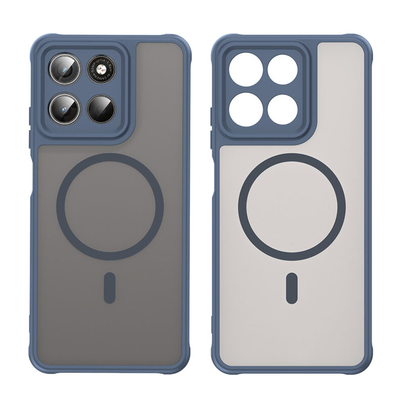 Husa Motorola Moto G37 Power Techsuit HaloFrost II MagSafe, bleumarin