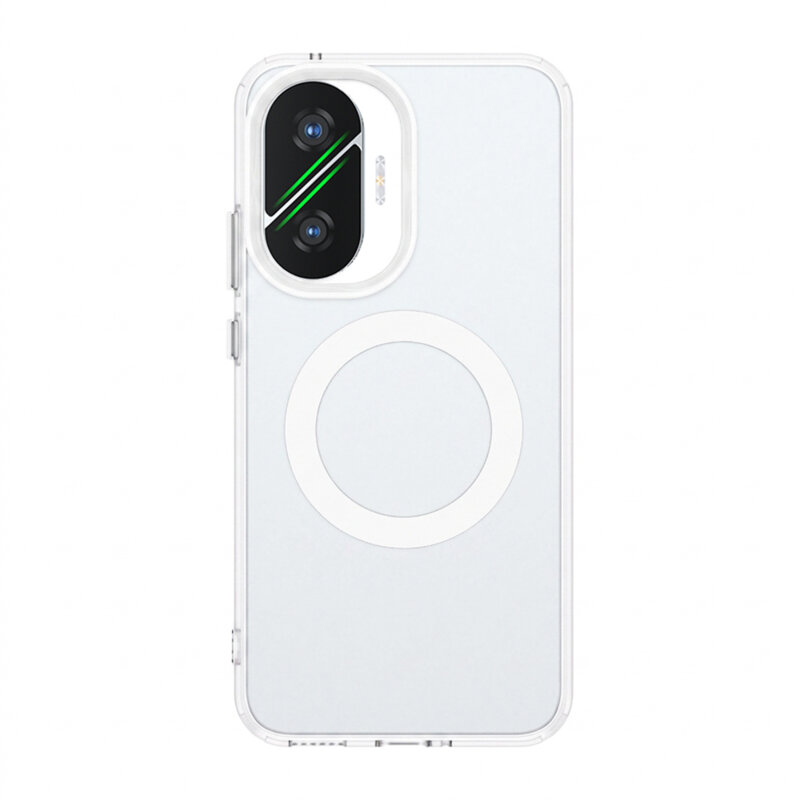Husa Xiaomi Poco F7 Techsuit CandyCase MagSafe, alb