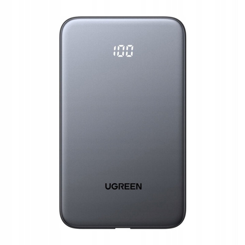 Baterie externa USB, Type-C 10000mAh Ugreen, 20W, gri, PB526