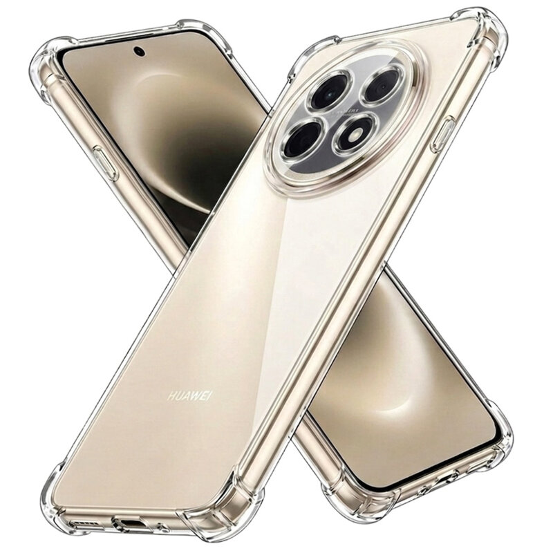Husa Huawei nova 15 Max Techsuit Shockproof Clear Silicone, transparenta