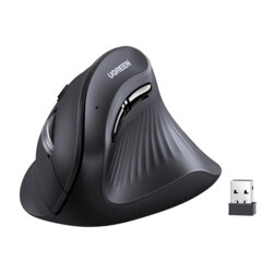 Mouse vertical wireless Bluetooth Ugreen, 4000DPI, negru, 25444