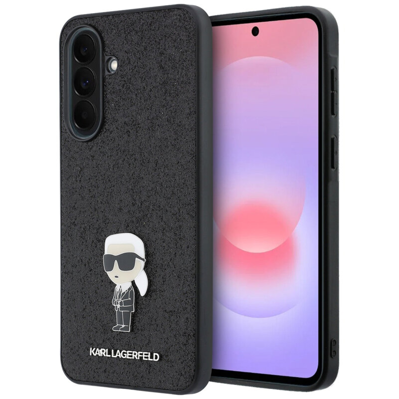 Husa Karl Lagerfeld Samsung Galaxy A37 5G Hardcase Glitter, Fixed Ikonik Logo