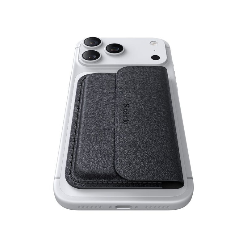 Portofel magnetic piele eco pentru carduri Mcdodo, negru