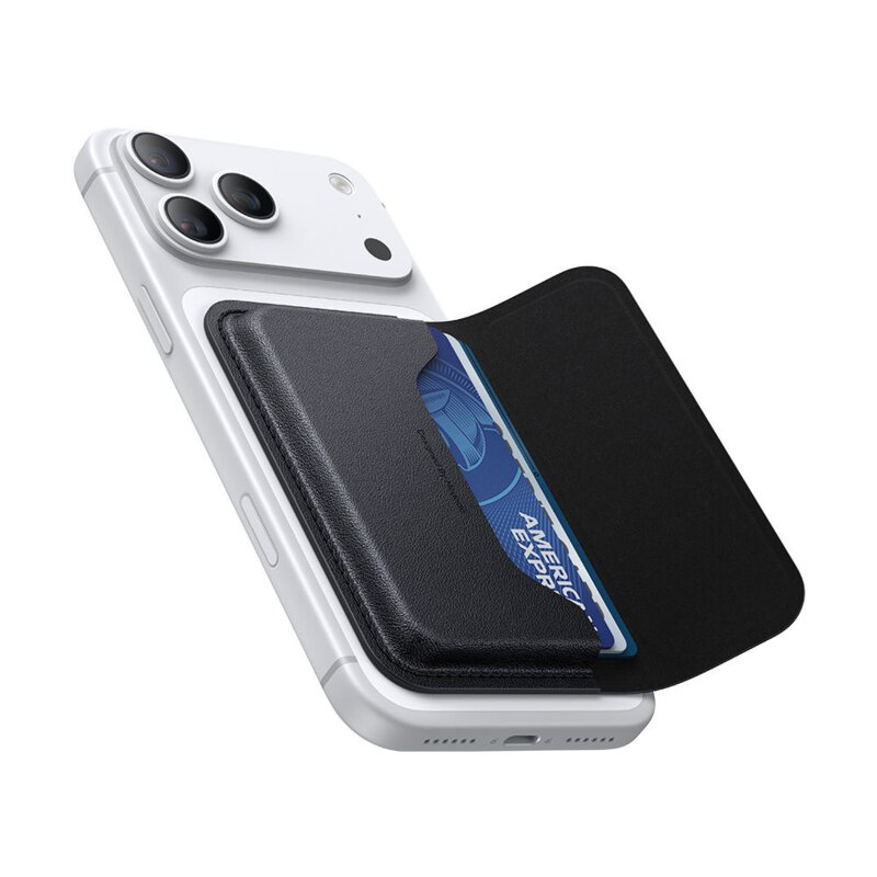 Portofel magnetic piele eco pentru carduri Mcdodo, negru