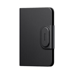 Localizator pasaport Find My din PU, 220mAh Mcdodo Napa Pro, negru