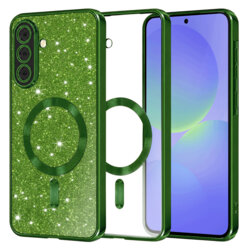 Husa premium Samsung Galaxy A36 5G Techsuit Luxury Glitter MagSafe, verde