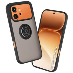 Husa Honor 600 Techsuit Glinth cu inel suport stand magnetic, negru