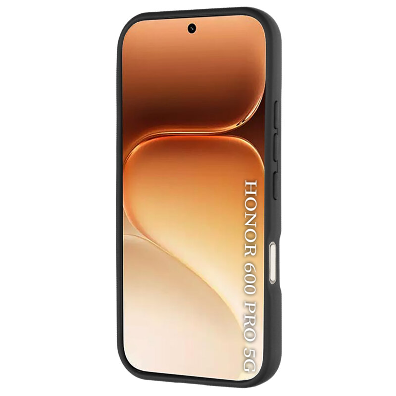 Husa Honor 600 Pro Techsuit Glinth cu inel suport stand magnetic, negru