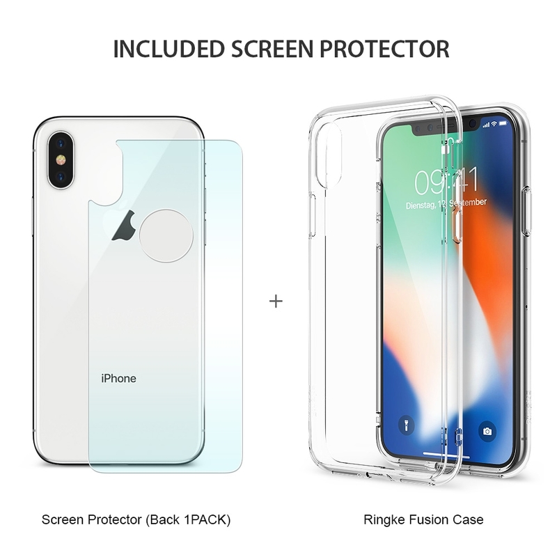Husa iPhone X, iPhone 10 Ringke Fusion, transparenta