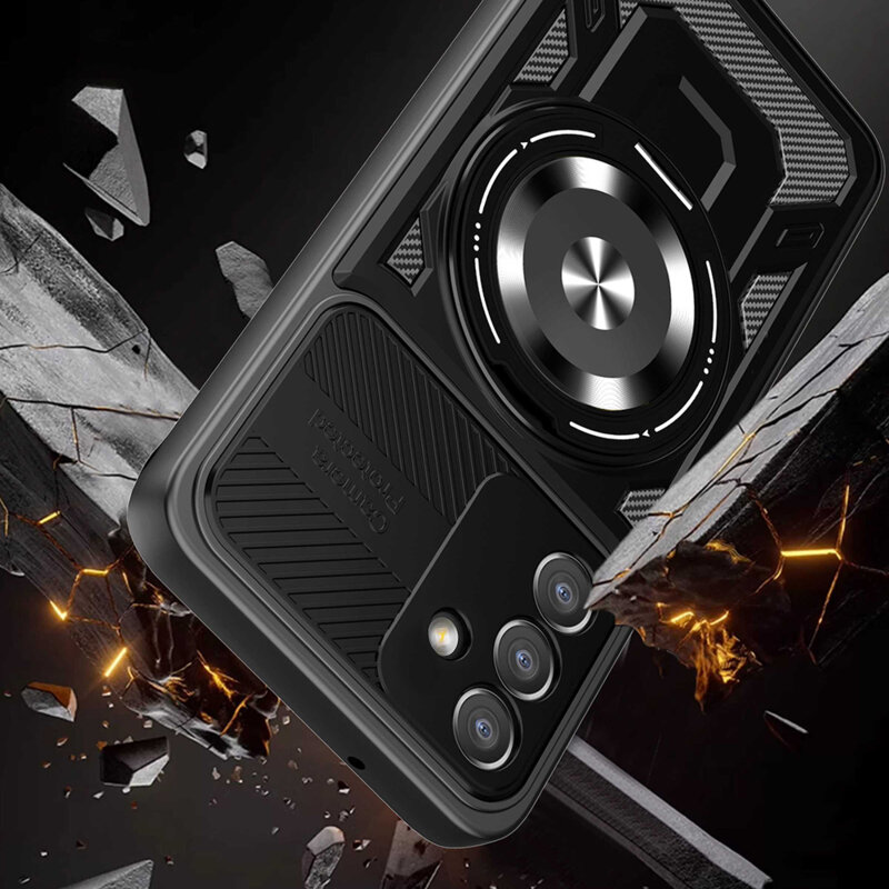 Husa Samsung Galaxy A27 5G Techsuit RuggedCam, albastru