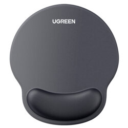 Mouse pad ergonomic cu suport pentru mana Ugreen 25245, negru