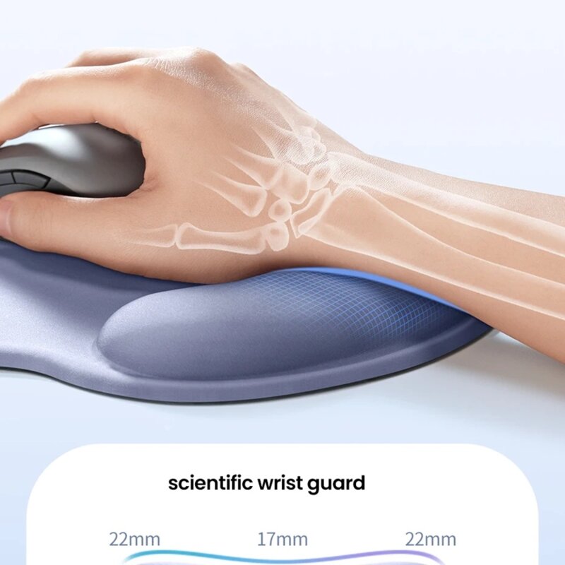 Mouse pad ergonomic cu suport pentru mana Ugreen 25244, gri