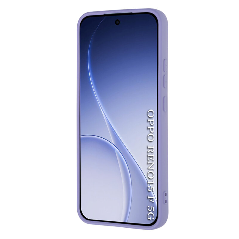 Husa silicon Oppo Reno15 F Techsuit SoftFlex, violet