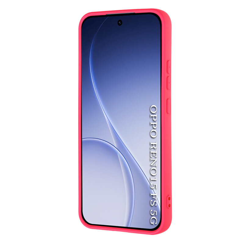 Husa silicon Oppo Reno15 FS 5G Techsuit SoftFlex, fucsia