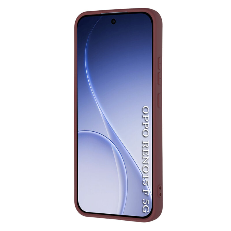 Husa silicon Oppo Reno15 F Techsuit SoftFlex, bordo