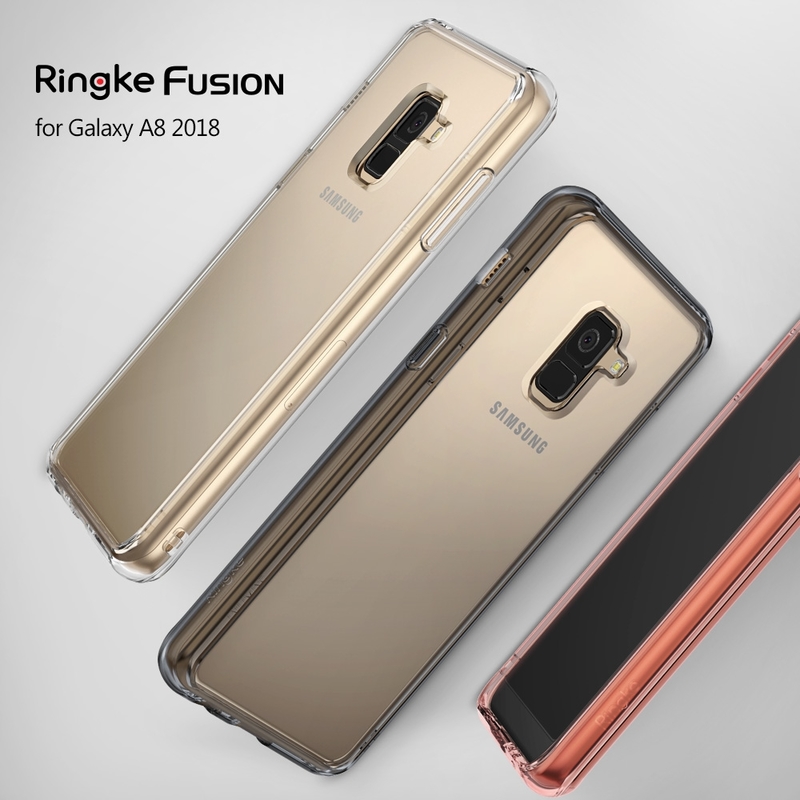 Husa Samsung Galaxy A8 2018 A530 Ringke Fusion - Clear
