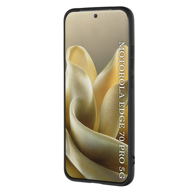 Husa silicon Motorola Edge 70 Pro Techsuit SoftFlex, negru