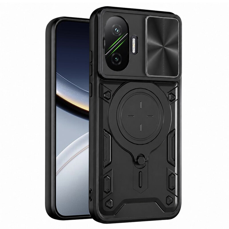 Husa Xiaomi Poco F7 Techsuit CamGuard Pro, negru