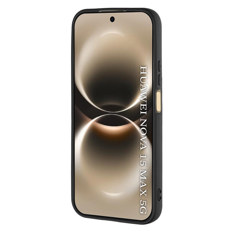 Husa silicon Huawei nova 15 Max Techsuit SoftFlex, negru