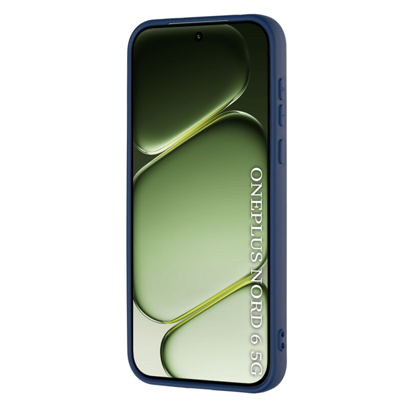 Husa silicon OnePlus Nord 6 Techsuit SoftFlex, bleumarin