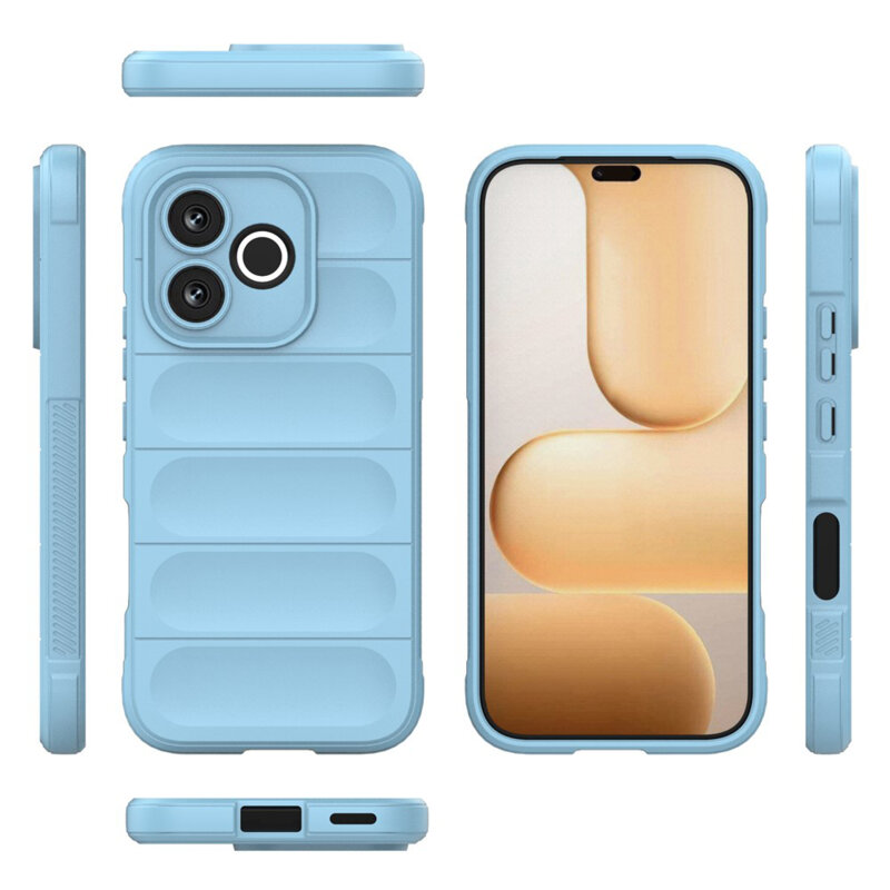 Husa Honor 600 Lite Techsuit Magic Shield, bleu