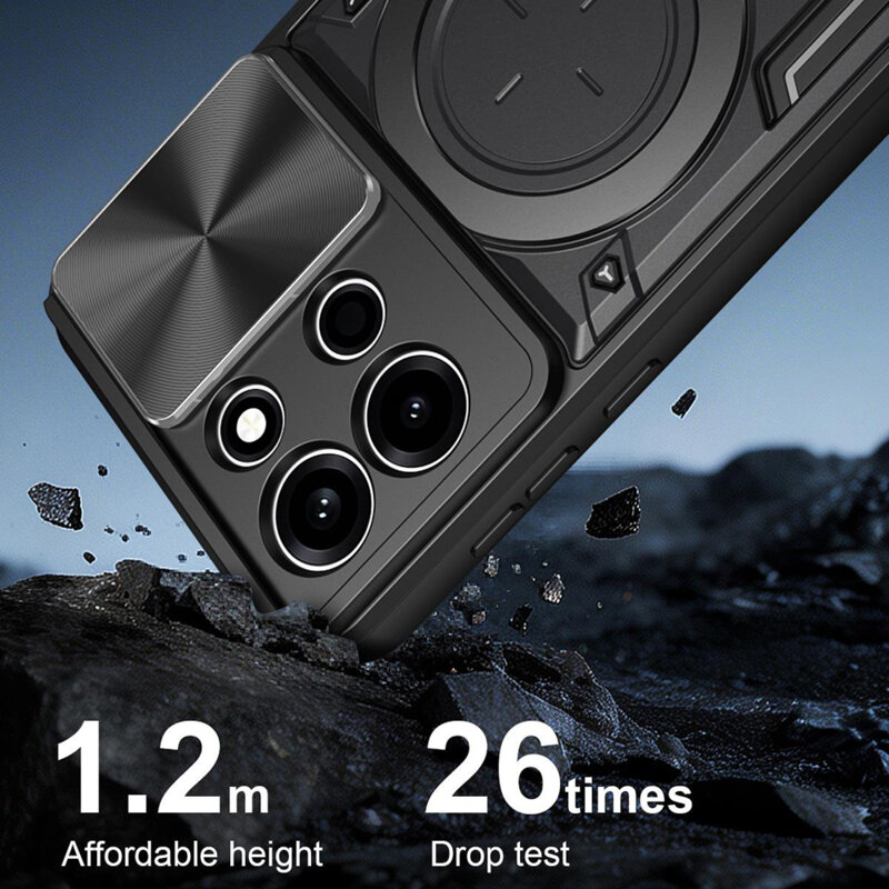 Husa OnePlus Nord 6 Techsuit CamGuard Pro, albastru