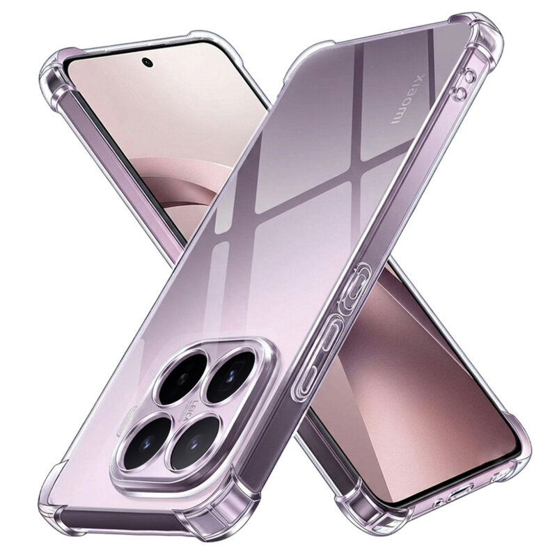 Husa Xiaomi 17T Techsuit Shockproof Clear Silicone, transparenta
