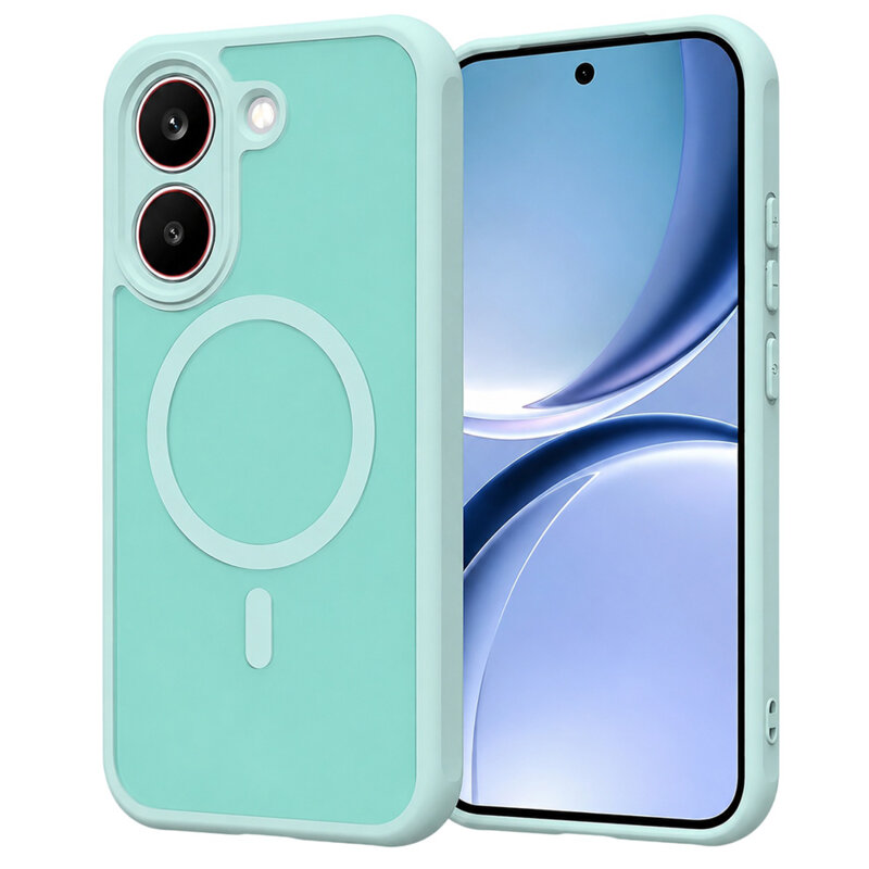 Husa Xiaomi Poco X8 Pro Techsuit HaloFrost II MagSafe, verde menta