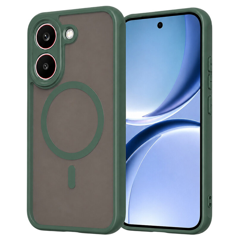 Husa Xiaomi Poco X8 Pro Techsuit HaloFrost II MagSafe, verde