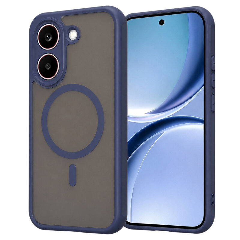 Husa Xiaomi Poco X8 Pro Techsuit HaloFrost II MagSafe, bleumarin