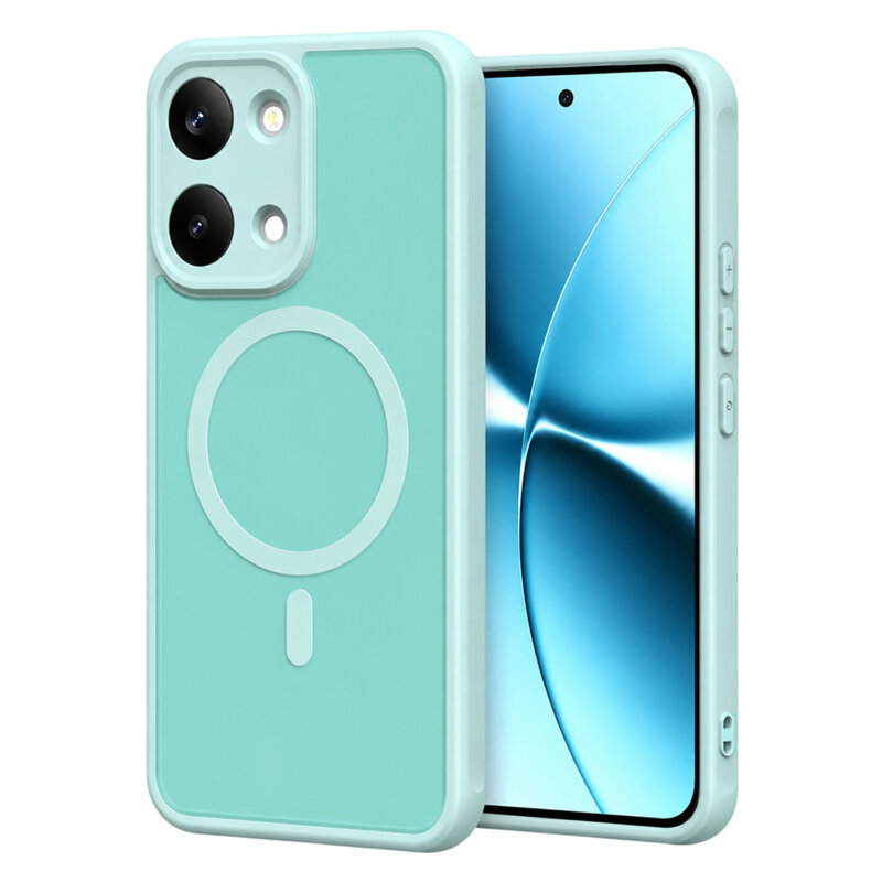 Husa Xiaomi Poco X8 Pro Max Techsuit HaloFrost II MagSafe, verde menta
