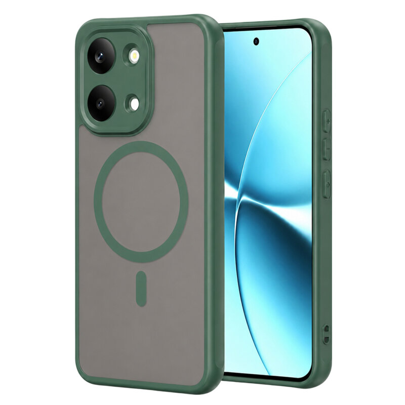 Husa Xiaomi Poco X8 Pro Max Techsuit HaloFrost II MagSafe, verde