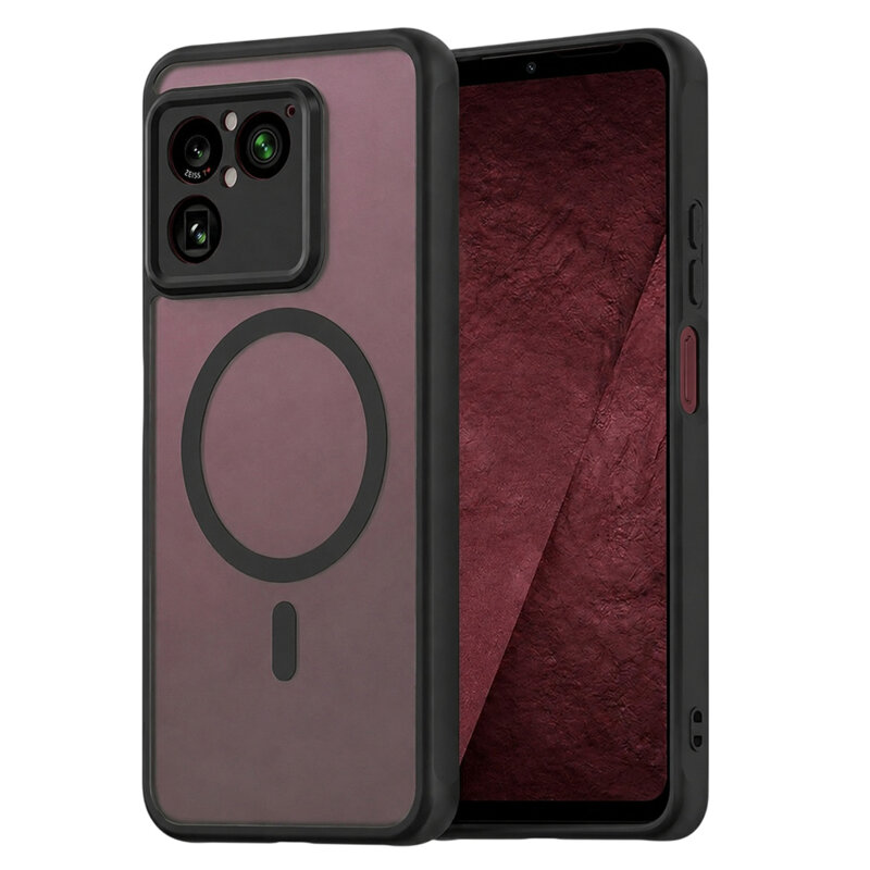 Husa Sony Xperia 1 VIII Techsuit HaloFrost II MagSafe, negru