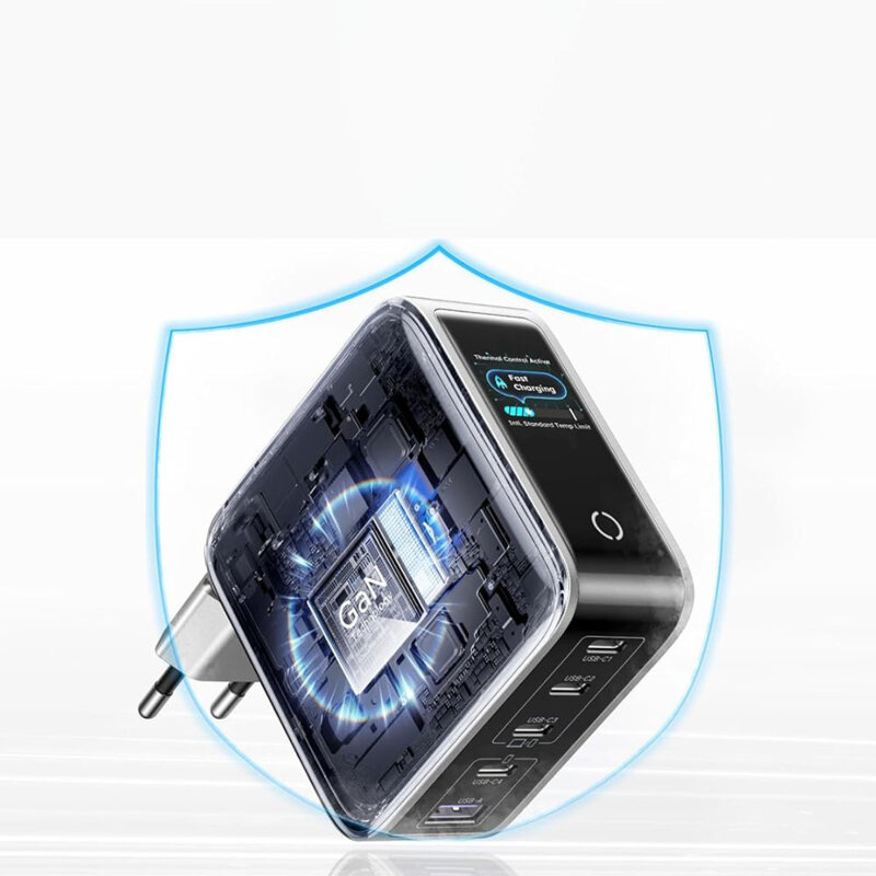 Statie incarcare GaN USB, 4x Type-C Ugreen, 100W, gri, 65620B