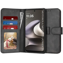 Husa 360 Motorola Moto G37 Power Techsuit Diary Book, negru