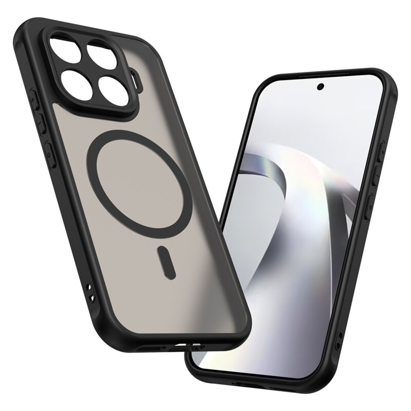 Husa Xiaomi 17T Techsuit HaloFrost II MagSafe, negru