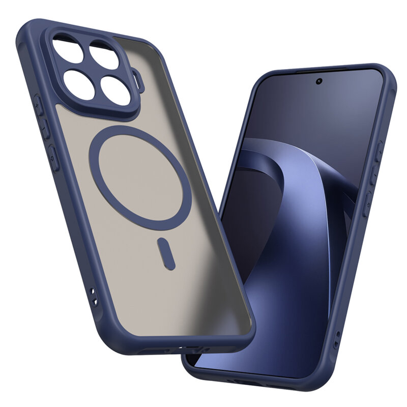 Husa Xiaomi 17T Pro Techsuit HaloFrost II MagSafe, bleumarin