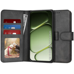 Husa 360 OnePlus Nord 6 Techsuit Diary Book, negru