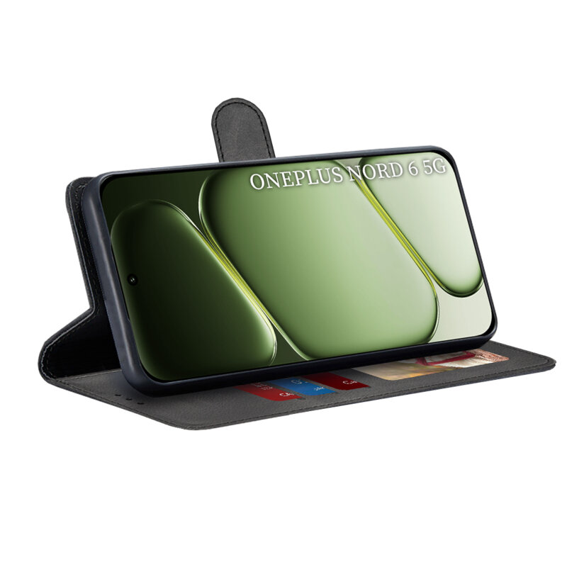 Husa 360 OnePlus Nord 6 Techsuit Diary Book, negru