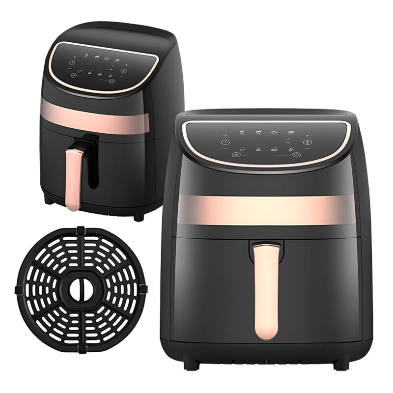 Air Fryer, friteuza Deerma, 1000W, 3l, 220-240V, negru, DEM-KZ100
